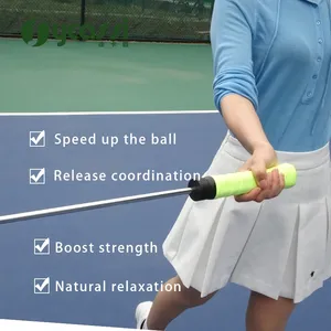 Appareil d'entraînement de <span class=keywords><strong>tennis</strong></span> portable et durable en tissu nylon pour le service, le forehand, le backhand et le volley, avec fonction rythmique vocale - Product Image 5