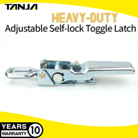 TANJA 43170 loquet à bascule autobloquant robuste personnalisé vis réglable véhicule loquet à bascule universel