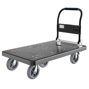 Chariot à plateforme pliable à main, chariot à plateau plat robuste, capacité de charge de 1000 kg - Product Image 1