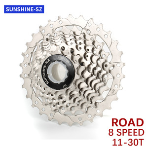 SUNSHINE-SZ vélo de route <span class=keywords><strong>Cassette</strong></span> 8 vitesses 11-23T/25T/28T/30T/32T vélo roue libre K7 pignon pour pièces de vélo - Product Image 4