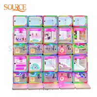 Игровой автомат SOURCE LED Neon Modular Grid Cube для выдачи призов, монетоприемный, аркадный, для развлекательных центров