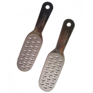Outil de pédicure professionnel double face en nickel pour éliminer les peaux mortes des pieds, lime à pieds en acier inoxydable, râpe à pieds - Product Image 1