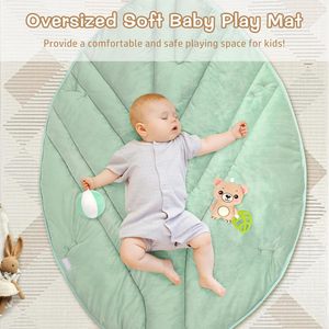 <span class=keywords><strong>Tapis</strong></span> d'activité en forme de feuille pour bébé jouets sensoriels <span class=keywords><strong>tapis</strong></span> de gymnastique pour bébé - Product Image 3