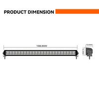 Barre lumineuse LED de 22/32/42 pouces, homologuée Emark, double couleur DRL ambre, 12V 24V, barre lumineuse LED brevetée pour 4x4, tout-terrain, camion, ATV, UTV