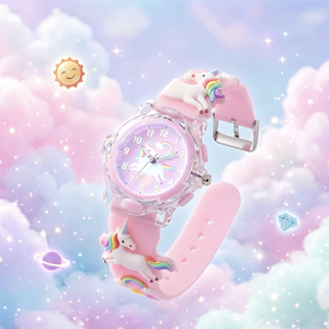 <span class=keywords><strong>Reloj</strong></span> LED Luminoso con Correa de PVC, <span class=keywords><strong>Reloj</strong></span> de Cuarzo de Moda para Niñas, para Actividades al Aire Libre - Product Image 1