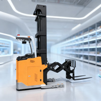 1500kg 2000kg Elektrikli Sürücülü Forklift 8m 11m Kaldırma Yüksekliği Yan Kaydırıcı ile Dar Koridor Depolama Forklifti