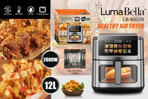 <span class=keywords><strong>Freidora</strong></span> de Aire LUMABELLA con Pantalla Táctil Inteligente Multifunción y Cuerpo de Plástico - Product Image 3