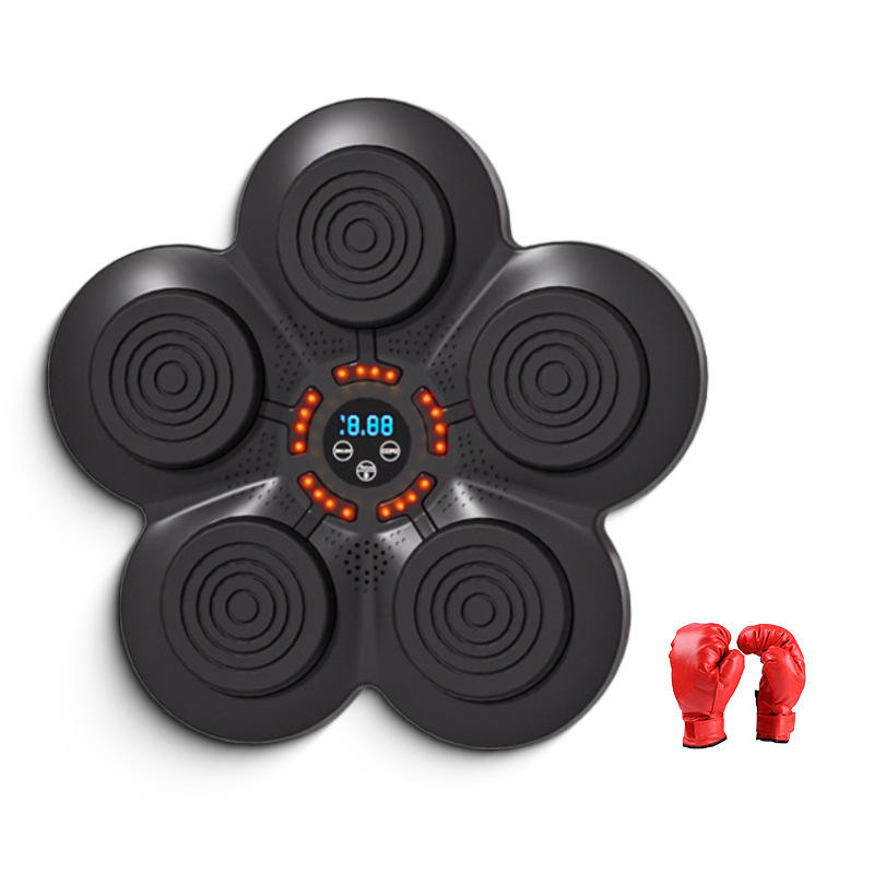 Avec gants enfant rouge