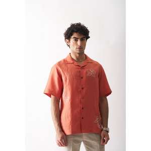 <b>Men</b> <b>Shirt</b> Comfortable Half <b>Sleeve</b> Outfit Suitable For Work Environment Casual Gatherings And Daily Styling From India - Product Image 1