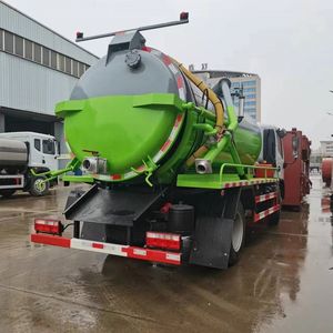 Novo Caminhão de Sucção de Esgoto, Caminhão de Bomba Séptica Tipo Sucção para Serviço de Esgoto - Product Image 6