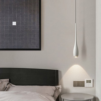 Lustre LED en fer de petite taille JACKSUN pour chambre à coucher, chevet, réglable en hauteur, interrupteur tactile, lumière de luxe pour salon, salle à manger