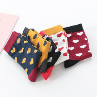 Whale Mid-Tube Chaussettes pour femmes Creative Fashion Wild Love Trendy Socks College Style Bas