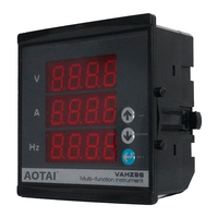 AOTAI VAHZ-96 Mini Multi-fungsi 4-Digit AC/DC Voltmeter Digital LED Fase Tunggal dengan Akurasi 1% AC 0-500V