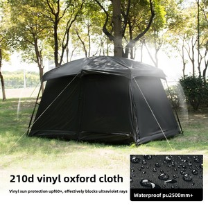 <b>Tent</b> Two Rooms and One Living Room Camping Sun Protection Sunshade Portable Folding <b>Tent</b> Camping Picnic Equipment - Product Image 3
