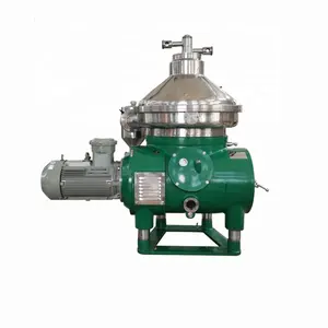 High efficiency low consumption disc stack centrifuge separator for extract lanolin from wool washing water