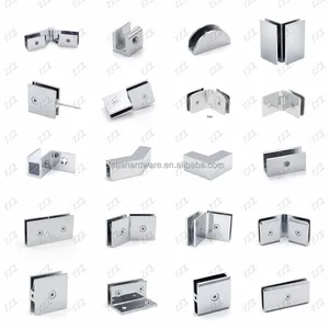 Soporte de Esquina CRL SGC186 Cuadrado de Latón Cromado <span class=keywords><strong>para</strong></span> Puerta de <span class=keywords><strong>Ducha</strong></span>, Abrazadera Fija de 90 Grados de Pared a <span class=keywords><strong>Vidrio</strong></span> - Product Image 6