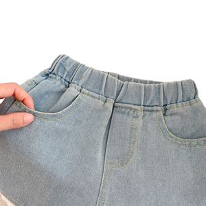 <span class=keywords><strong>Pantaloncini</strong></span> <span class=keywords><strong>di</strong></span> <span class=keywords><strong>Jeans</strong></span> estivi personalizzati da ragazza in vita elastica per bambini <span class=keywords><strong>pantaloncini</strong></span> <span class=keywords><strong>di</strong></span> <span class=keywords><strong>Jeans</strong></span> per ragazze - Product Image 3