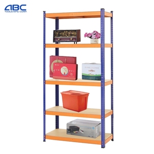 ABCTOOLS Étagère de rangement métallique à 5 niveaux de qualité commerciale, robuste et réglable, en acier, <span class=keywords><strong>pour</strong></span> garage, entrepôt, garde-manger - Product Image 4