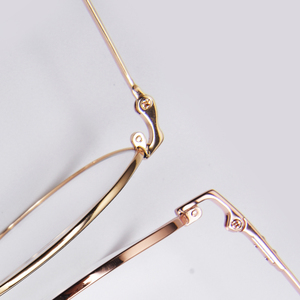 Gafas ópticas con marco de titanio personalizadas, diseño asiático, buena venta - Product Image 4