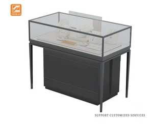 Moderno escaparate <span class=keywords><strong>de</strong></span> joyería <span class=keywords><strong>de</strong></span> <span class=keywords><strong>cristal</strong></span> y acrílico con iluminación LED <span class=keywords><strong>para</strong></span> tiendas al por menor centros comerciales o espacios comerciales elegante vitrina - Product Image 6