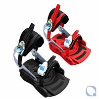 Support pliable pour vélo, snowboard et ski, sangle réglable en nylon avec boucle pour poussette, sports d'hiver, 5 couleurs