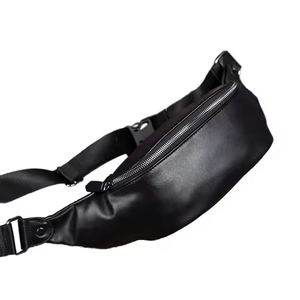 Bolsos de Diseñador al por Mayor para Mujer, Bolsa de Viaje Deportiva para Exteriores, Riñonera Vintage Negra de PU, Bolsa Cruzada Unisex - Product Image 3