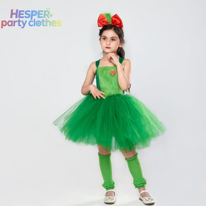 ชุดกระโปรงบัลเลต์สีเขียว HESPER 2026 ขายดี ชุดผ้าทูลสำหรับเด็ก งานเทศกาล พร้อมที่คาดผม สำหรับงานปาร์ตี้วันเกิด ฮาโลวีน คริสต์มาส - Product Image 1