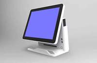 Terminal de Pago POS con Pantalla Táctil Dual de 15''-15.6'' para Interiores, con Software de Venta Minorista y Activación de Windows 11