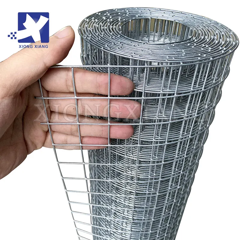 High Quality Hot Dipped Galvanized Fencing Iron Netting 10 Gauge Steel Welded Wire Mesh for Rabbit Bird Animal Pet Cages