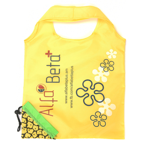 Tùy chỉnh tái sử dụng 210D dứa thiết kế có thể gập lại hàng tạp hóa mua sắm Tote Túi Quà Tặng - Product Image 1