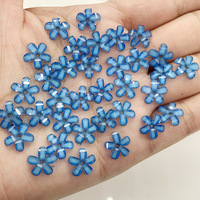 YWJC Desain Baru Manik-manik Akrilik Plastik Bentuk Kelopak 10mm 100pcs/kantong Pemasok Perhiasan Kecantikan Pembuatan Perhiasan Fantasi Grosir