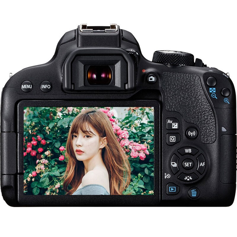 Original second-hand used brand 700d with 18-55 IS II HD camcorder digital mirrorless camera with charger and battery