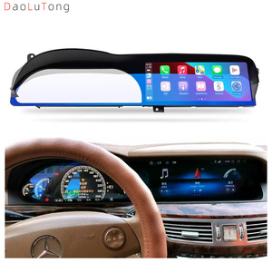 Reproductor de DVD para coche de 12,3 pulgadas, Radio <span class=keywords><strong>Android</strong></span>, pantalla táctil, navegación Gps, Carplay para mercedes-benz Clase S W221 2006-2013 - Product Image 1
