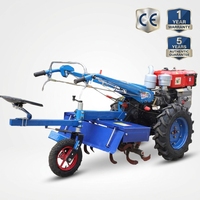 Motoculteur diesel refroidi par eau S1115 de type 12HP-20HP, couple élevé, machine agricole à deux roues pour l'agriculture