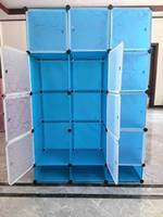 Meubles de chambre et de salon : Armoires de rangement en plastique multicouches DIY pour la vente en gros aux fabricants