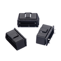 Connecteur OBD J&L personnalisé, prix d'usine, connecteur mâle OBDII 5P en laiton, plaqué or, pour connecteur de voiture universel