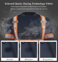 Camiseta de Seguridad de Manga Larga de Alta Visibilidad SMASYS con Logotipo Personalizado, Material de Poliéster, Diseño Transpirable y Ligero