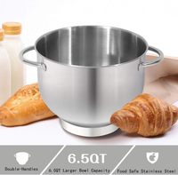 Batteur Électrique Rose 250W pour Cuisine, Batteur à Main et sur Socle pour Pâte, Gâteau et Œufs avec Bol Mélangeur