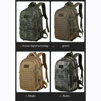 Sac à dos de voyage grand format personnalisé pour le camping en plein air, en nylon et polyester imperméables, avec système de transport tactique et tendance