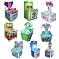 Игровой автомат Duoxing Crazy Frog с гарантией 1 год, мини-дизайн, английский язык, для 2 игроков, материал ПВХ, 110/220В