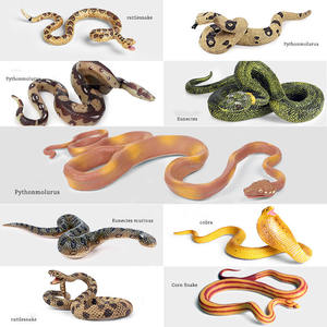 Simulation réaliste Reptille modèle Animal serpent à sonnette Pythonmolurus Eunectes Murinus serpent de maïs farces ornements statiques jouets - Product Image 6