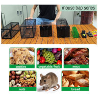 Piège à souris pour rats vivants, cage pour petits rongeurs, piège à souris pour rats, facile à attraper et à relâcher