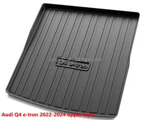 Ensemble complet d'usine 3D tapis de coffre de voiture étanche tapis de sol de coffre personnalisé pour <span class=keywords><strong>Audi</strong></span> <span class=keywords><strong>Q4</strong></span> <span class=keywords><strong>E</strong></span>-<span class=keywords><strong>TRON</strong></span> 2022-2024 - Product Image 2