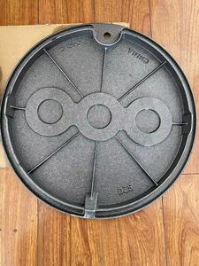 중국 주조 사용자 정의 고품질 사각 원형 연성 철 모래 주조 도난 방지 맨홀 커버 식물 주조 맨홀 커버 - Product Image 3