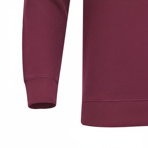 2026 nuevo jersey bordado 100% poliéster Streetwear personalizado Puff impresión Logo 460 GSM peso pesado liso hombres otoño ODM - Product Image 1