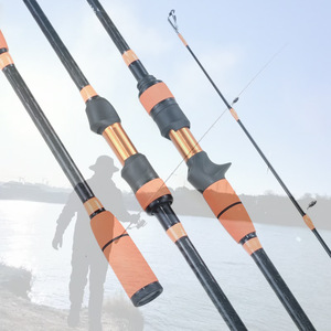 <span class=keywords><strong>Caña</strong></span> de Pescar Giratoria de Fibra de Carbono M-action, Acción <span class=keywords><strong>Media</strong></span> Lenta, Mango Recto de EVA, Empuñadura Tipo Pistola, para Pesca en Roca, Río, Carpa - Product Image 1