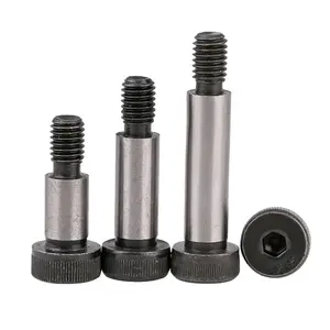 Parafusos de aço inox 304 de alta qualidade rosca M4 parafuso de ombro de cabeça chata de 15 mm de comprimento alta elasticidade personalizável OEM