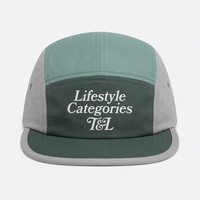Casquette Trucker 5 Panneaux Ajustable Imperméable avec Dos en Maille pour Extérieur, Impression Numérique par Transfert Thermique avec Logo Personnalisé T&L – Vente en Gros