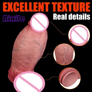 Dildo réaliste pour la stimulation du point G, <span class=keywords><strong>orgasme</strong></span> mains libres, gros pénis géant, jouet sexuel pour adultes, pour couples, hommes, femmes, jeu <span class=keywords><strong>anal</strong></span> <span class=keywords><strong>gay</strong></span> - Product Image 1