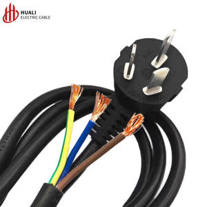 Ulusal standart saf bakır güç bağlantı kabloları <span class=keywords><strong>3</strong></span> ürün fişler otomotiv kullanımı için 0.5 ila <span class=keywords><strong>2</strong></span> metrekare - Product Image 1